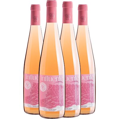 Vinho Casa Cadaval Rosé Seco Portugal Influente Aragonez, Castelão 750ml - 4 Unidades