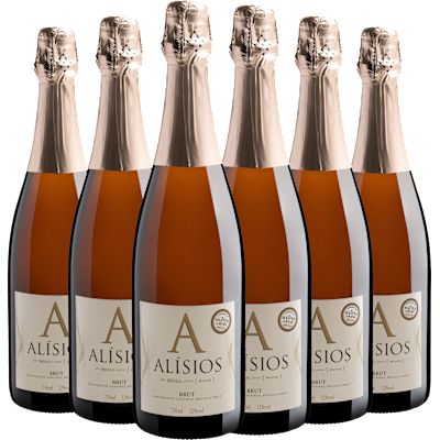 Espumante Miolo Branco Brut Brasil Alísios Chenin Blanc, Sauvignon Blanc, Verdejo 750ml - 6 Unidades