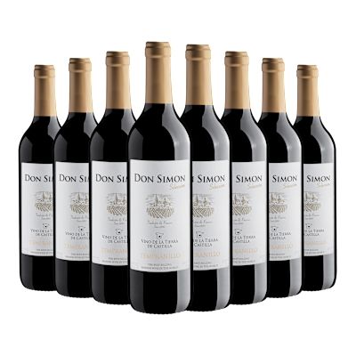 Vinho García Carrión Tinto Seco Espanha Don Simon Seleccion Tempranillo 750ml - 8 Unidades