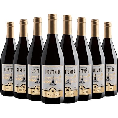 Vinho Bodegas López Morenas Tinto Seco Espanha Fuenteviña Pinot Noir 750ml - 8 Unidades