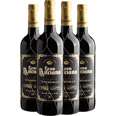 Vinho Bodega Navalon Tinto Seco Espanha Gran Anciano Selección Especial Tempranillo 750ml - 4 Unidades
