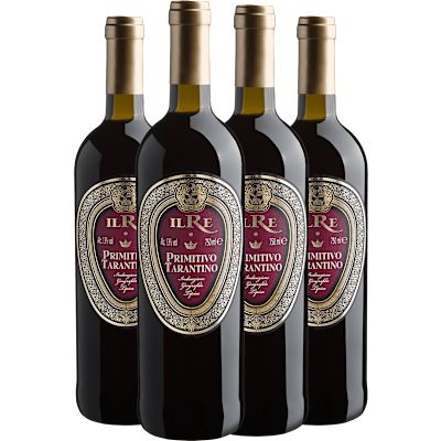 Vinho Caldirola Tinto Seco Itália Il Re Primitivo 750ml - 4 Unidades