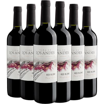 Vinho Fecovita Tinto Seco Argentina Las Colinas de Los Andes Red Blend 750ml - 6 Unidades