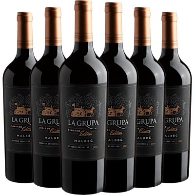 Vinho Fecovita Tinto Seco Argentina La Grupa Limited Edition Malbec 750ml - 6 Unidades