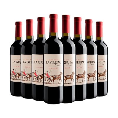 Vinho Fecovita Tinto Seco Argentina La Grupa Red Blend 750ml - 8 Unidades