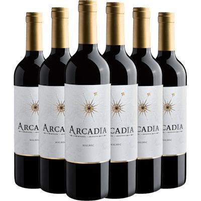 Vinho Belhara Tinto Seco Argentina Arcadia Malbec 750ml - 6 Unidades