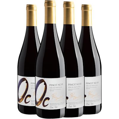 Vinho Domaine Du Père Guillot Tinto Seco França Pays D'oc Pinot Noir 750ml - 4 Unidades