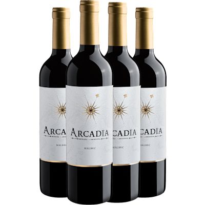 Vinho Belhara Tinto Seco Argentina Arcadia Malbec 750ml - 4 Unidades