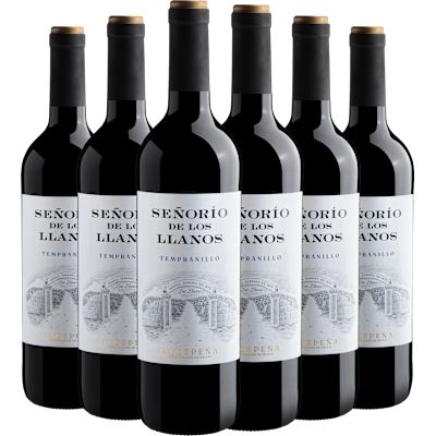 Vinho García Carrión Tinto Seco Espanha Señorio de Los Llanos Tempranillo 750ml - 6 Unidades