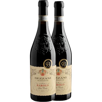 Vinho Dezzani Tinto Seco Itália Tradizione San Carlo Barolo D.o.c.g Nebbiolo 750ml - 2 Unidades