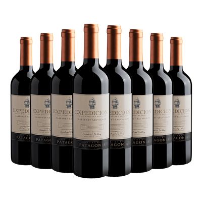 Vinho Finca Patagonia Tinto Seco Chile Expedicion Single Vineyard Selection Cabernet Sauvignon 750ml - 8 Unidades