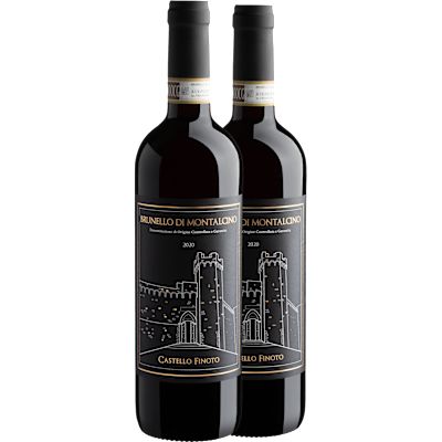 Vinho Castello Finoto Tinto Seco Itália Brunello Di Montalcino D.o.c.g Sangiovese 750ml - 2 Unidades