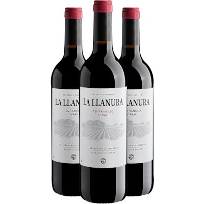 Vinho Vinícola de Castilla Tinto Seco Espanha La Llanura Syrah, Tempranillo 750ml - 3 Unidades