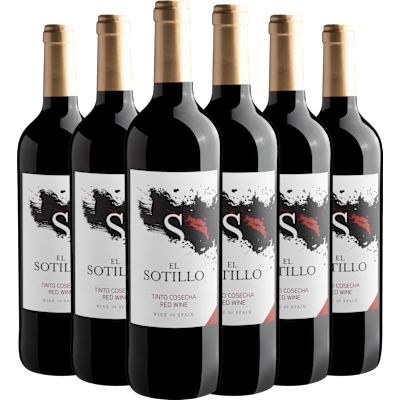 Vinho García Carrión Tinto Seco Espanha El Sotillo Grenache, Tempranillo 750ml - 6 Unidades