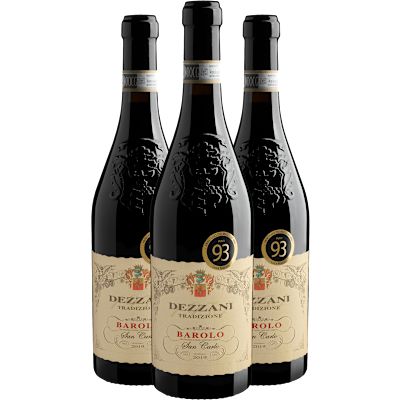 Vinho Dezzani Tinto Seco Itália San Carlo Barolo D.o.c.g Nebbiolo 750ml - 3 Unidades