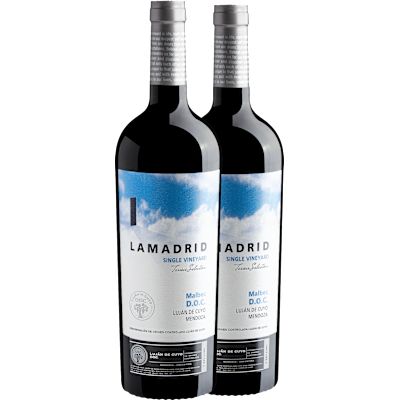 Vinho Lamadrid Tinto Seco Argentina Single Vineyard Terroir Selection D.o.c Malbec 2024 750ml - 2 Unidades
