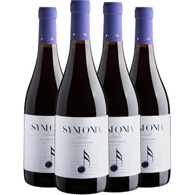 Vinho Adega de Pinhel Tinto Seco Portugal Synfonia D.o.c Rufete, Tinta Roriz, Touriga Nacional 750ml - 4 Unidades