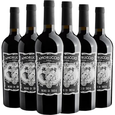 Vinho Angelo Rocca e Figli Srl Tinto Seco Itália Amoruccio Nero Di Troia 750ml - 6 Unidades