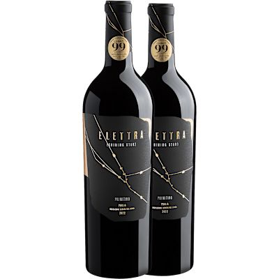 Vinho Provinco Tinto Seco Itália Elettra Primitivo 750ml - 2 Unidades