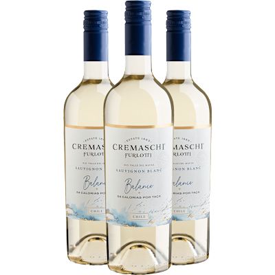 Vinho Cremaschi Furlotti Branco Seco Chile Balance Sauvignon Blanc 750ml - 3 Unidades