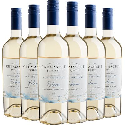 Vinho Cremaschi Furlotti Branco Seco Chile Balance Sauvignon Blanc 750ml - 6 Unidades