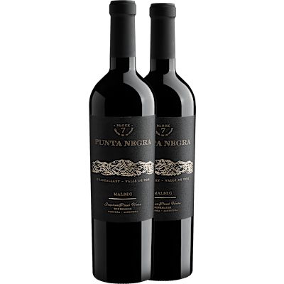 Vinho Belhara Tinto Seco Argentina Punta Negra Block 7 Malbec 750ml - 2 Unidades