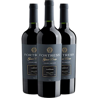 Vinho Cremaschi Furlotti Tinto Seco Chile Fortress Gran Corte Edición Limitada Carignan 750ml - 3 Unidades