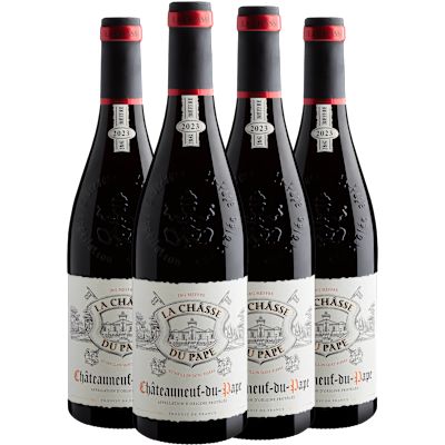 Vinho Châteauneuf-du-pape Tinto Seco França Châsse Du Pape Grenache, Syrah 2023 750ml - 4 Unidades
