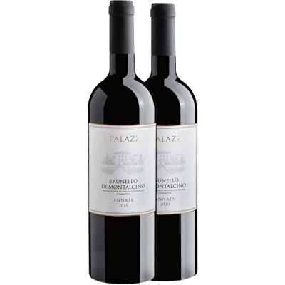 Vinho La Palazzetta Tinto Seco Itália Brunello Di Montalcino D.o.c.g Sangiovese 2019 750ml - 2 Unidades
