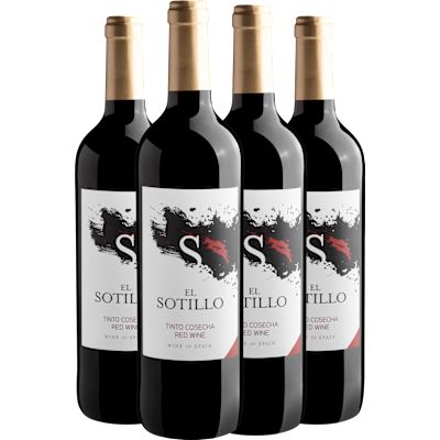 Vinho García Carrión Tinto Seco Espanha El Sotillo Grenache, Tempranillo 750ml - 4 Unidades