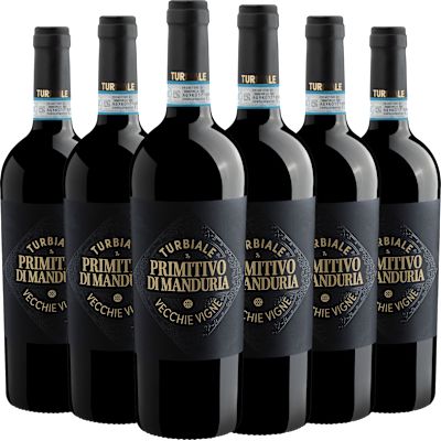 Vinho Cantolio Tinto Seco Itália Turbiale D.o.c Primitivo 2023 750ml - 6 Unidades