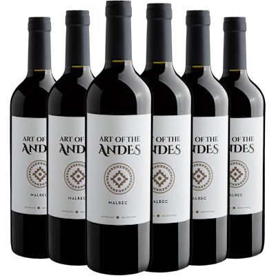 Vinho Belhara Tinto Seco Argentina Art Of The Andes Malbec 750ml - 6 Unidades