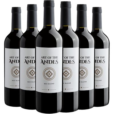 Vinho Belhara Tinto Seco Argentina Art Of The Andes Blend 750ml - 6 Unidades