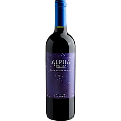 Vinho Bodegas Y Viñedos de Aguirre Tinto Seco Chile Alpha Austral Carménère 750ml