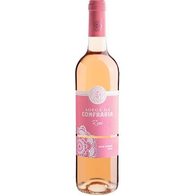 Vinho Casa Cadaval Rosé Seco Portugal Adega da Confraria Aragonez, Castelão 2022 750ml