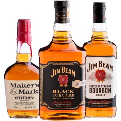 Kit 3 Whiskies Kentucky Straight Bourbon