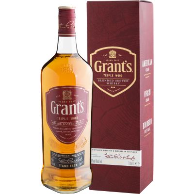 Grant's Triple Wood Blended Scotch Whisky - 1L